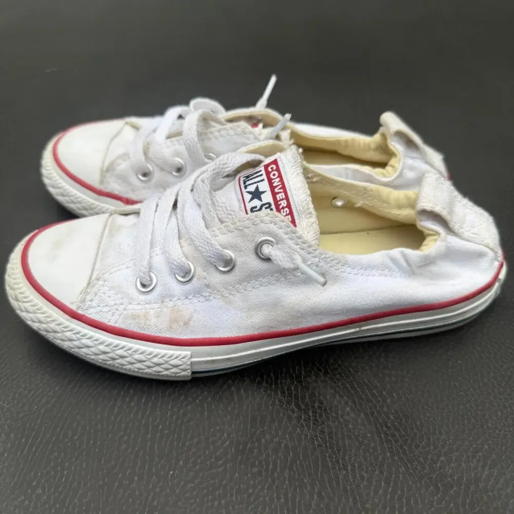 Converse Chuck Taylor All Star‎ Shoreline Slip On White Sneaker Kid's Size 1